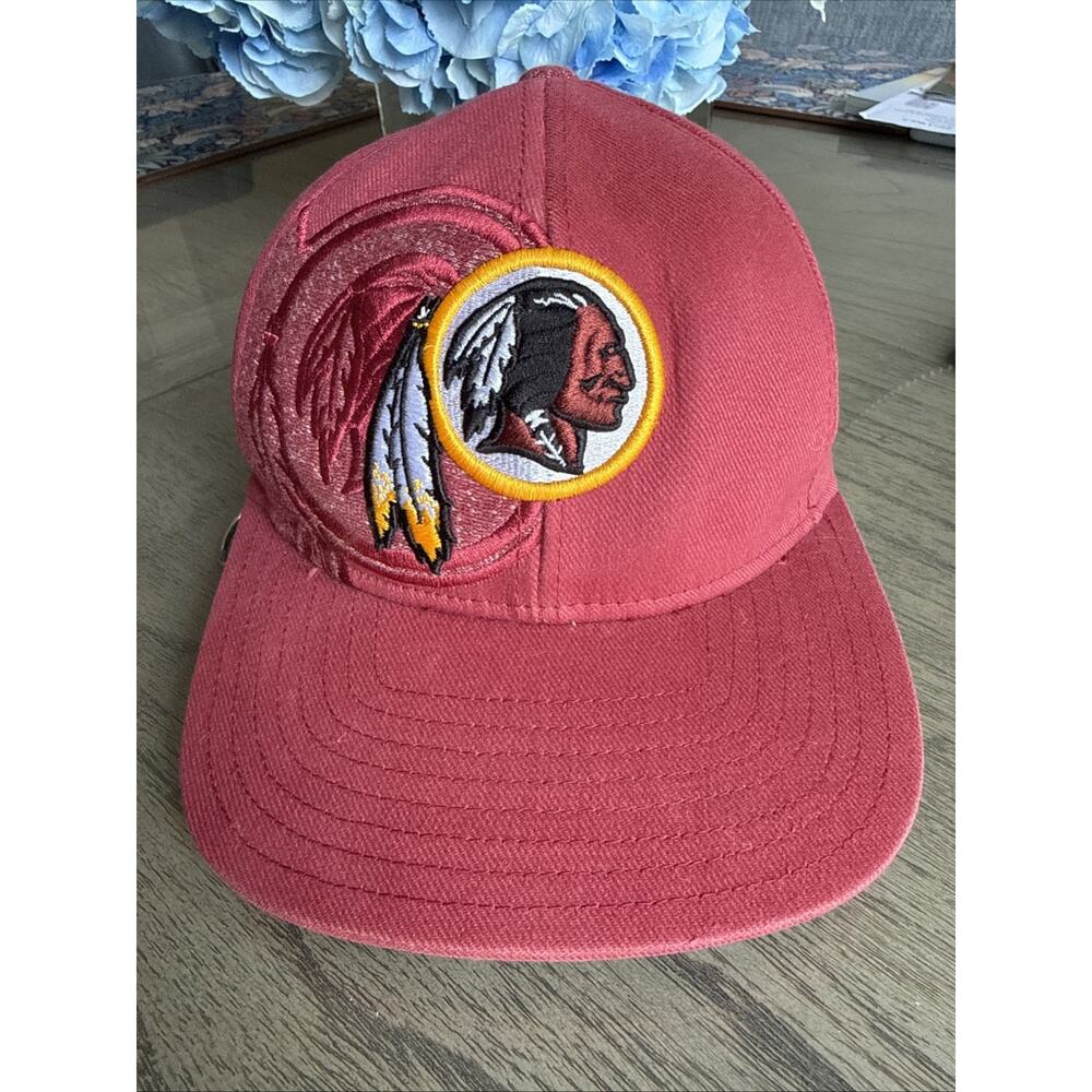 Vintage NFL Washington Redskins Double Embroidered Image Equipment On Field Hat